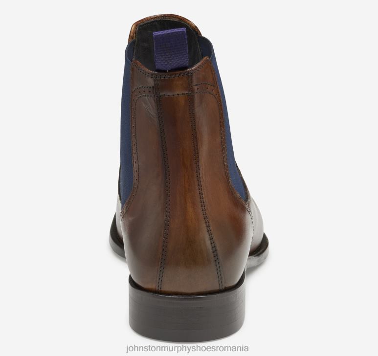 piele de vițel italiană maro 6FF4F381 bărbați Johnston  Murphy ellsworth Chelsea Boot pantofi