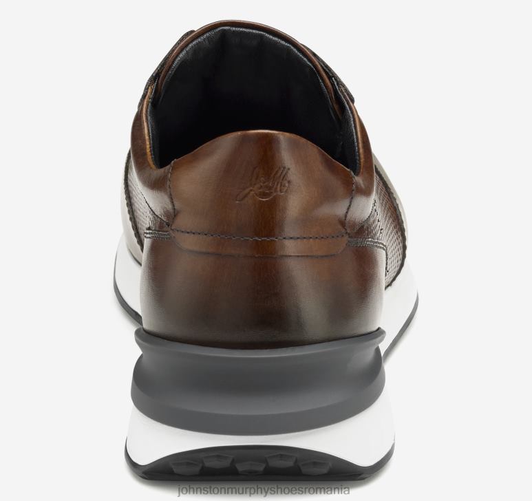 piele de vițel italiană maro 6FF4F388 bărbați Johnston  Murphy jogger fără șireturi Briggs pantofi