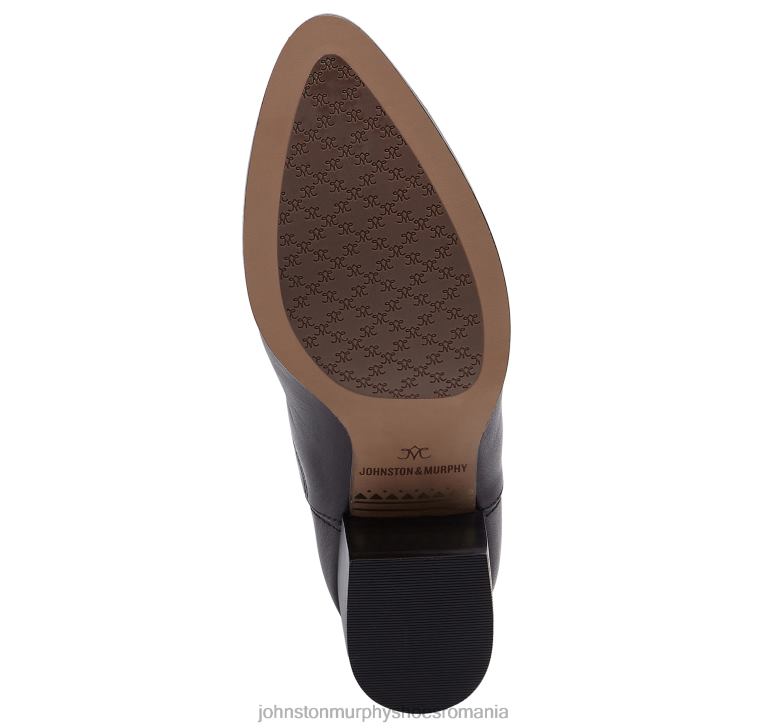 piele de vițel italiană neagră 6FF4F1254 femei Johnston  Murphy trista chelsea pantofi