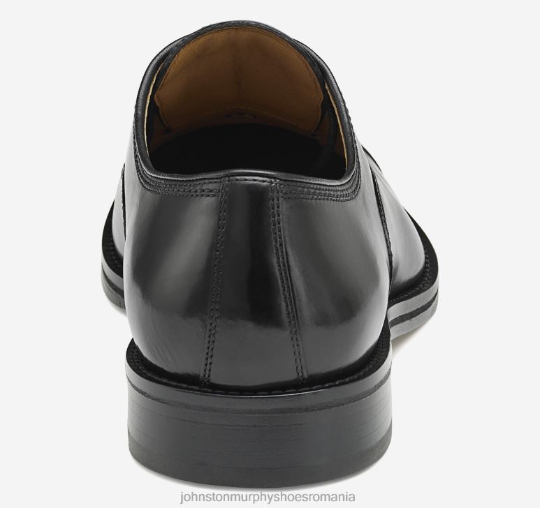 piele de vițel italiană neagră 6FF4F194 bărbați Johnston  Murphy meade cap toe pantofi