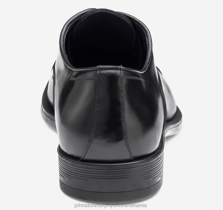 piele de vițel italiană neagră 6FF4F234 bărbați Johnston  Murphy flynch cap toe pantofi