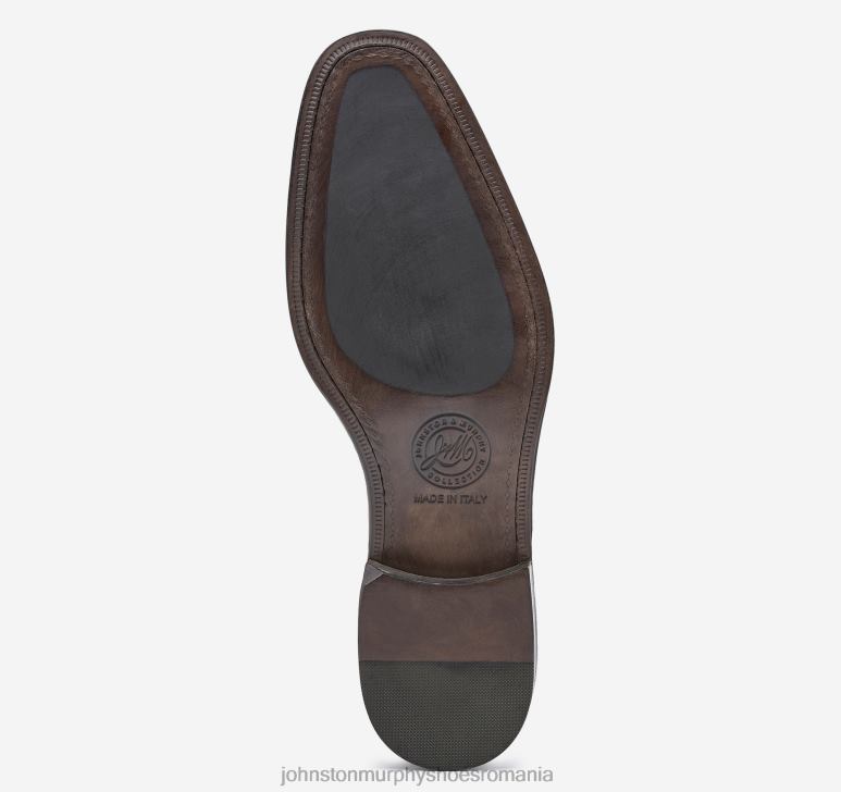 piele de vițel italiană neagră 6FF4F248 bărbați Johnston  Murphy vârful aripii ellsworth pantofi