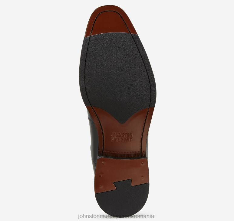 piele de vițel italiană neagră 6FF4F318 bărbați Johnston  Murphy cizma meade chelsea pantofi