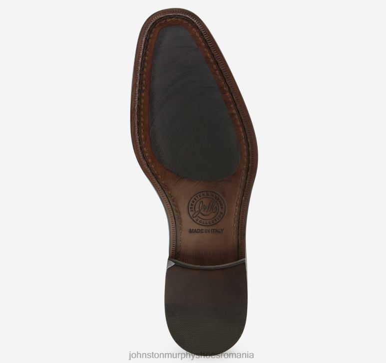 piele de vițel italiană neagră 6FF4F371 bărbați Johnston  Murphy curea călugăr cu cataramă dublă ellsworth pantofi