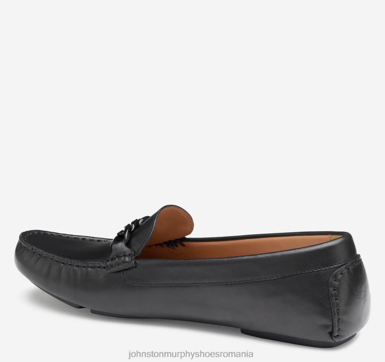 piele de vițel neagră 6FF4F1216 femei Johnston  Murphy maggie chain moc pantofi