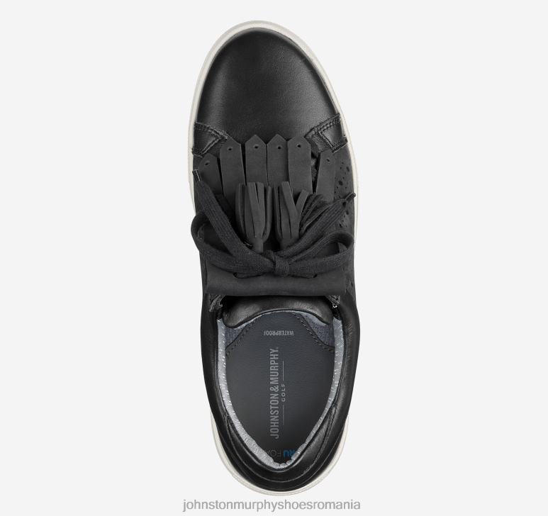 piele de vițel neagră 6FF4F1256 femei Johnston  Murphy madison perfed hibrid pantofi