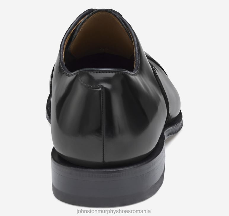 piele de vițel neagră 6FF4F79 bărbați Johnston  Murphy melton cap toe pantofi