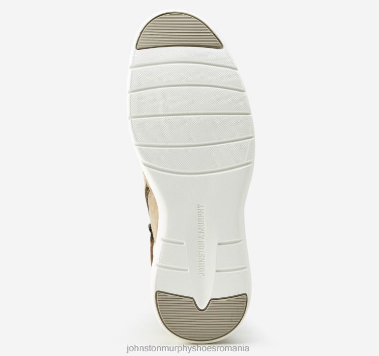 piele intoarsa de nisip 6FF4F1259 femei Johnston  Murphy ghetuț cu fermoar smeriț pantofi