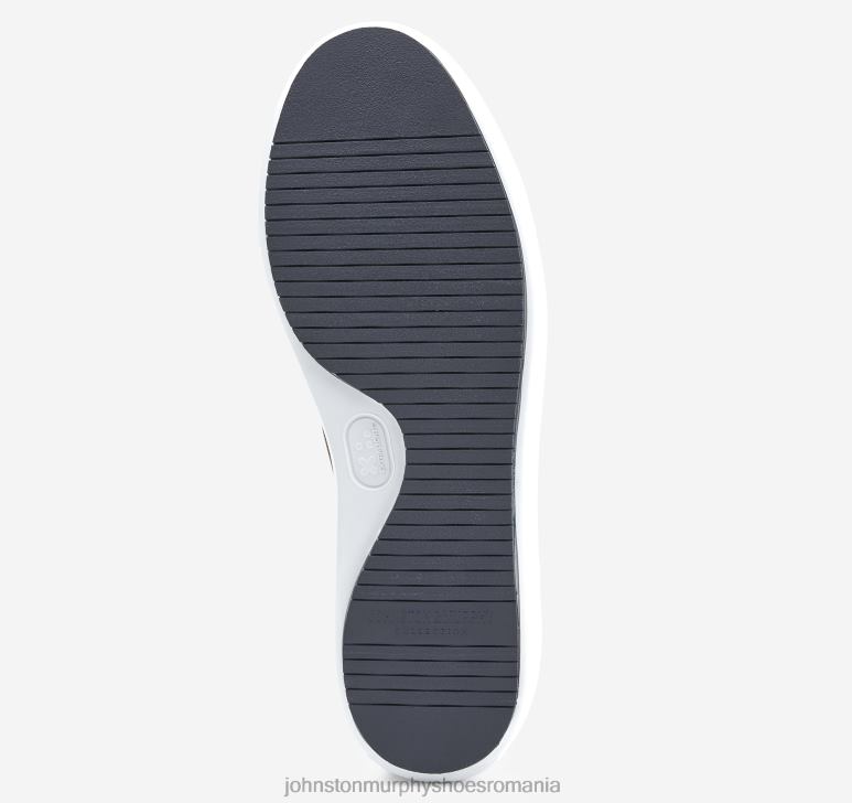 piele intoarsa engleza alba/piele de oaie 6FF4F303 bărbați Johnston  Murphy anson stretch din dantelă până la vârf pantofi