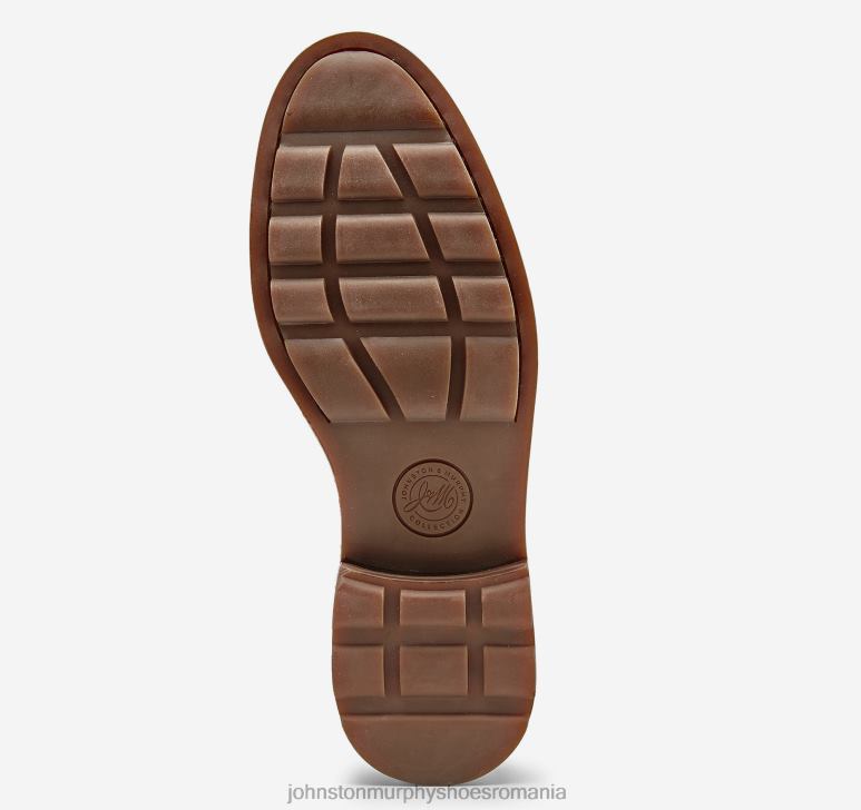 piele intoarsa englezeasca maro cerata 6FF4F361 bărbați Johnston  Murphy cizme cu fermoar welch pantofi