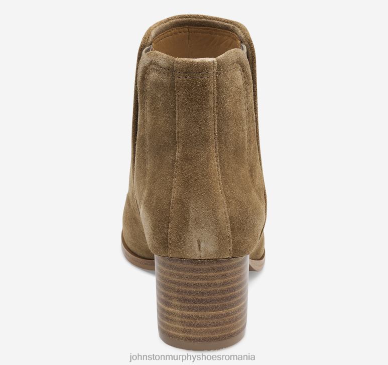 piele intoarsa italiana castan 6FF4F1241 femei Johnston  Murphy trista chelsea pantofi