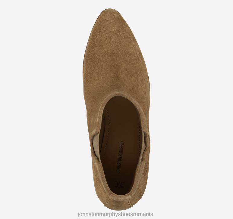 piele intoarsa italiana castan 6FF4F1241 femei Johnston  Murphy trista chelsea pantofi
