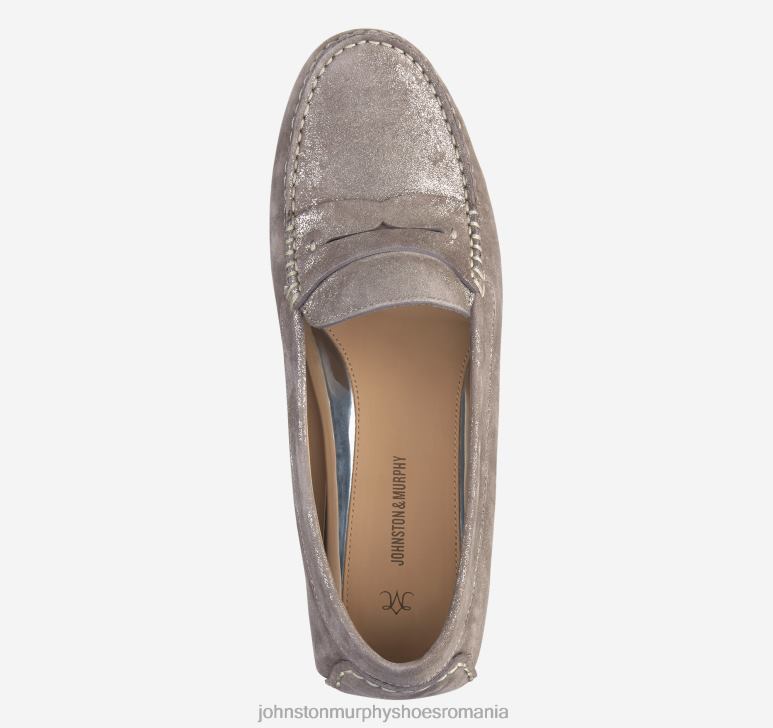 piele intoarsa metalizata pentru copii 6FF4F1248 femei Johnston  Murphy maggie penny pantofi