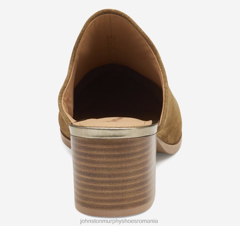 piele intoarsa whisky 6FF4F1229 femei Johnston  Murphy trista mule pantofi