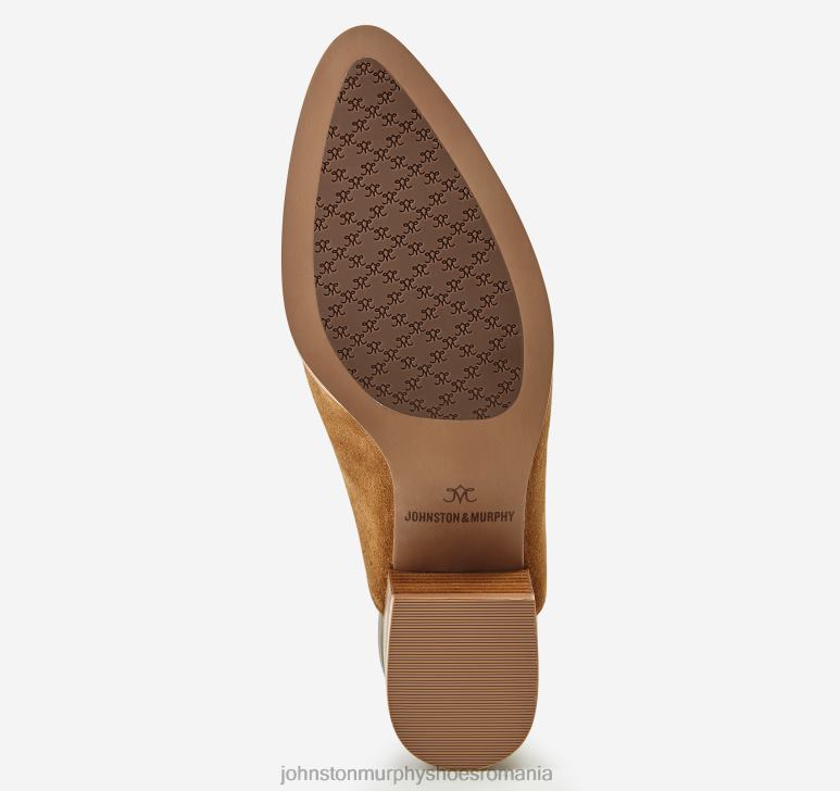 piele intoarsa whisky 6FF4F1229 femei Johnston  Murphy trista mule pantofi