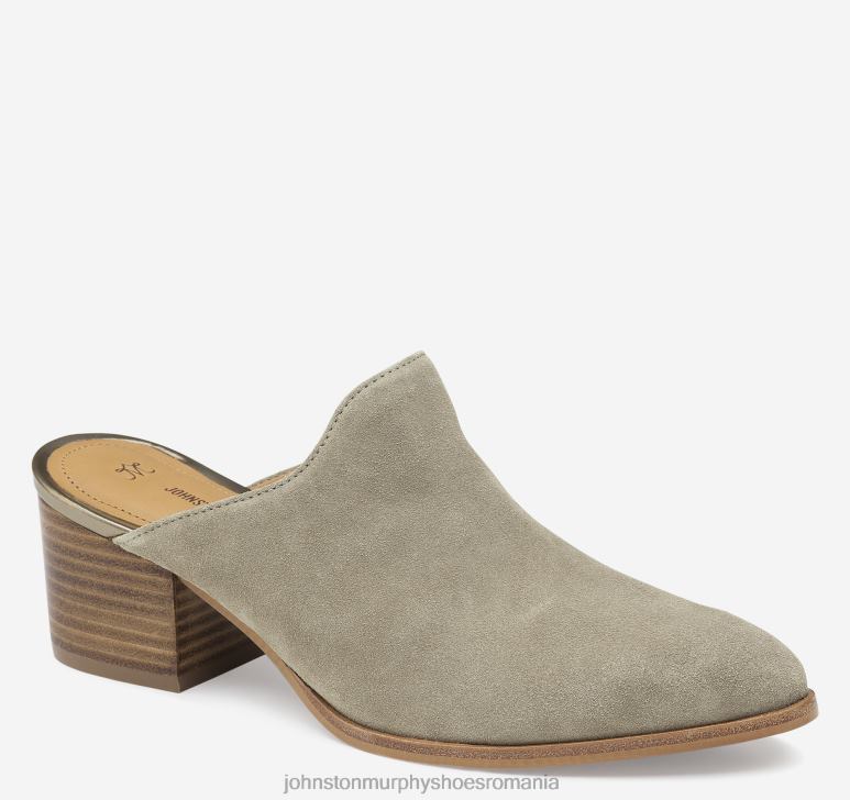 taupe piele intoarsa italiana