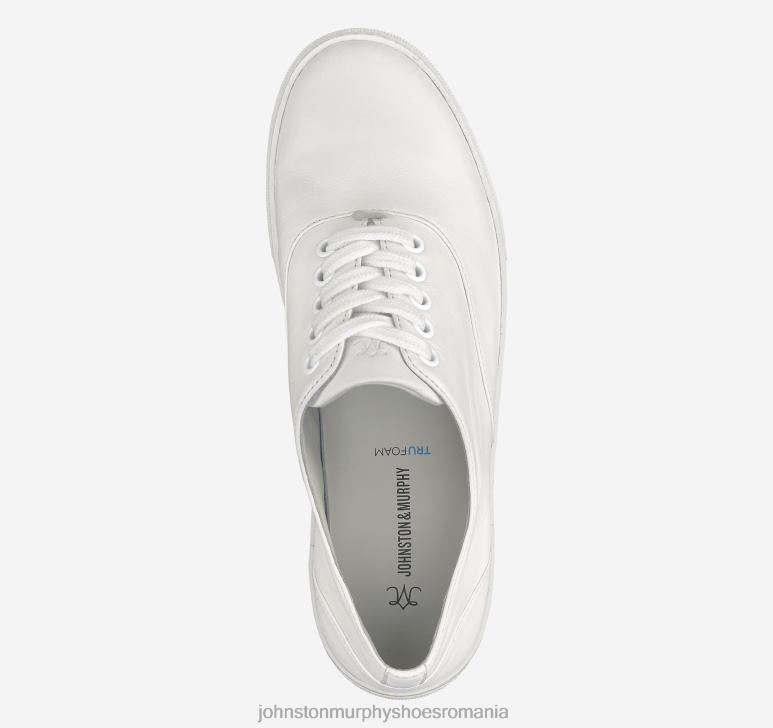piele mănușă albă 6FF4F1181 femei Johnston  Murphy callie oxford pantofi