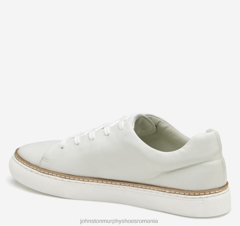 piele mănușă albă 6FF4F1235 femei Johnston  Murphy callie lace-to-toe pantofi