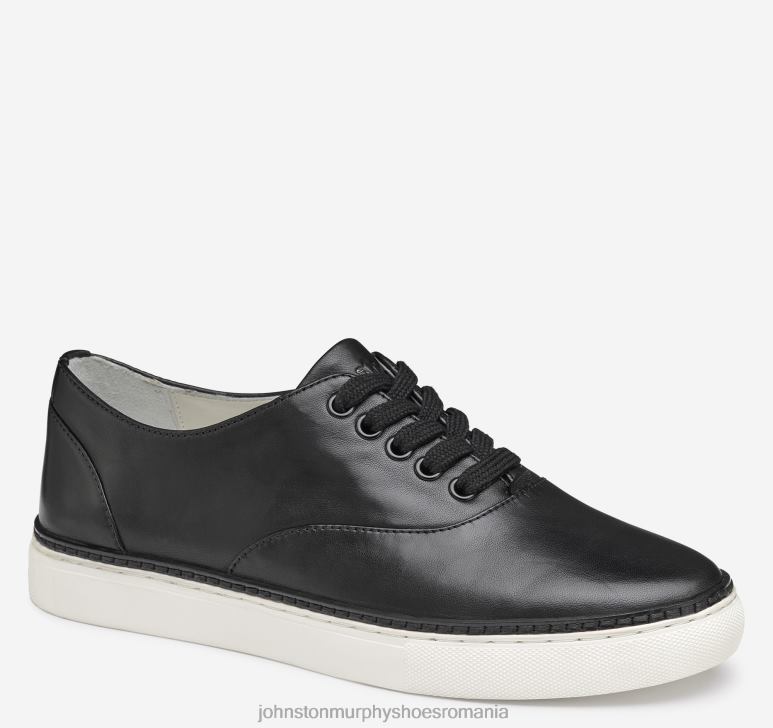 piele mănușă neagră 6FF4F1194 femei Johnston  Murphy callie oxford pantofi