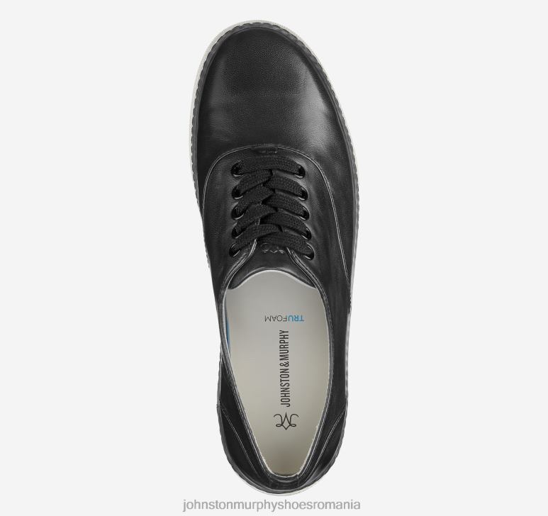 piele mănușă neagră 6FF4F1194 femei Johnston  Murphy callie oxford pantofi