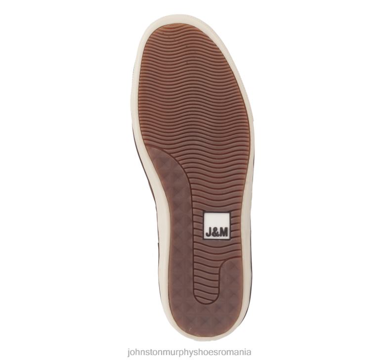 piele naturală uleiată de culoare cafenie deschisă 6FF4F58 bărbați Johnston  Murphy mcguffey slip-on pantofi