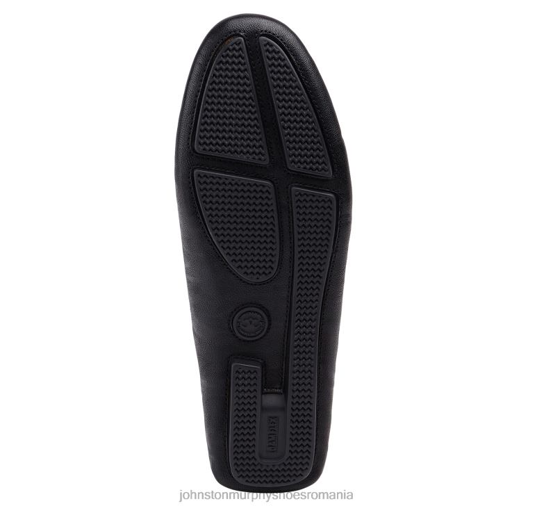 piele neagră de oaie spălată italiană 6FF4F1270 femei Johnston  Murphy maggie penny pantofi