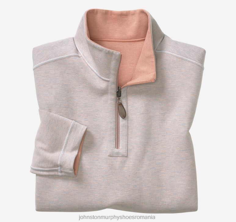 portocaliu/albastru deschis 6FF4F706 bărbați Johnston  Murphy fermoar solid reversibil îmbrăcăminte