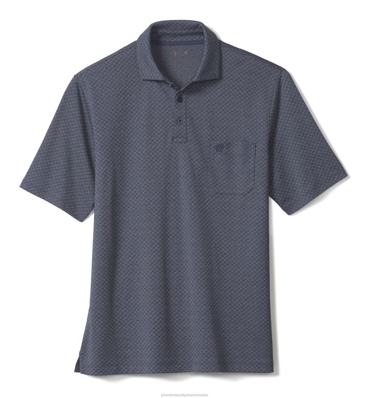 punct diamant bleumarin 6FF4F723 bărbați Johnston  Murphy polo xc4 jacquard îmbrăcăminte