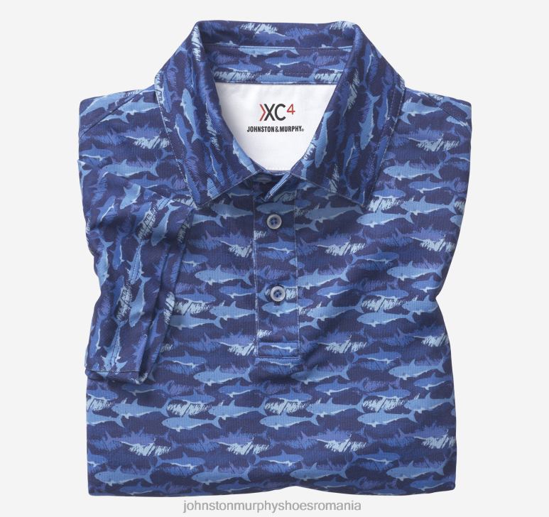 rechin albastru 6FF4F1451 băiat Johnston  Murphy polo de performanță xc4 băieți îmbrăcăminte