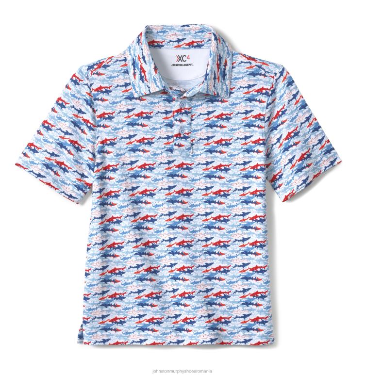 rechin american alb 6FF4F1454 băiat Johnston  Murphy polo de performanță xc4 băieți îmbrăcăminte