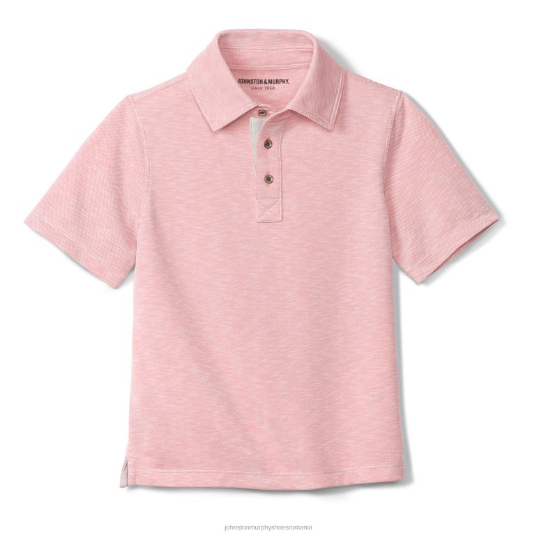 roz 6FF4F1450 băiat Johnston  Murphy polo vintage pentru băieți îmbrăcăminte