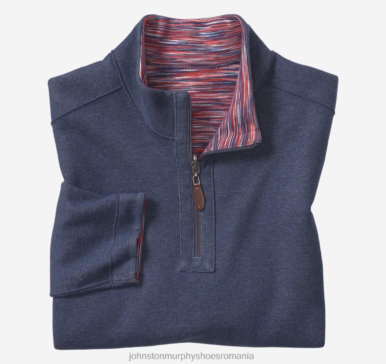 roșu/bleumarin 6FF4F814 bărbați Johnston  Murphy Fermoar reversibil vopsit în spațiu îmbrăcăminte