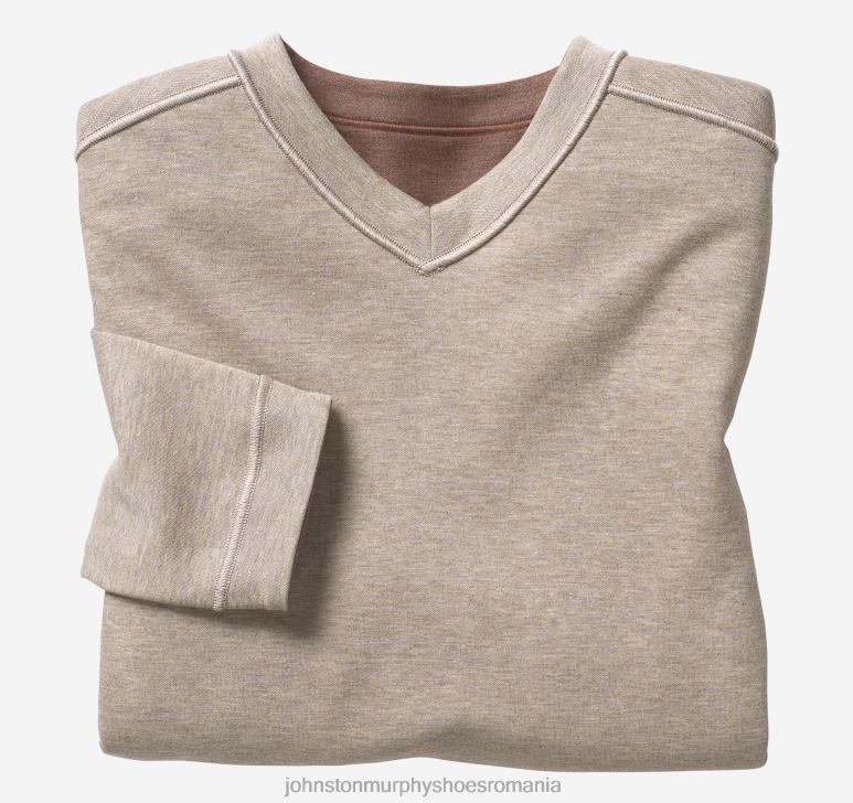 rugina/fulgi de ovaz 6FF4F741 bărbați Johnston  Murphy decolteu în V cu mâneci lungi reversibile îmbrăcăminte