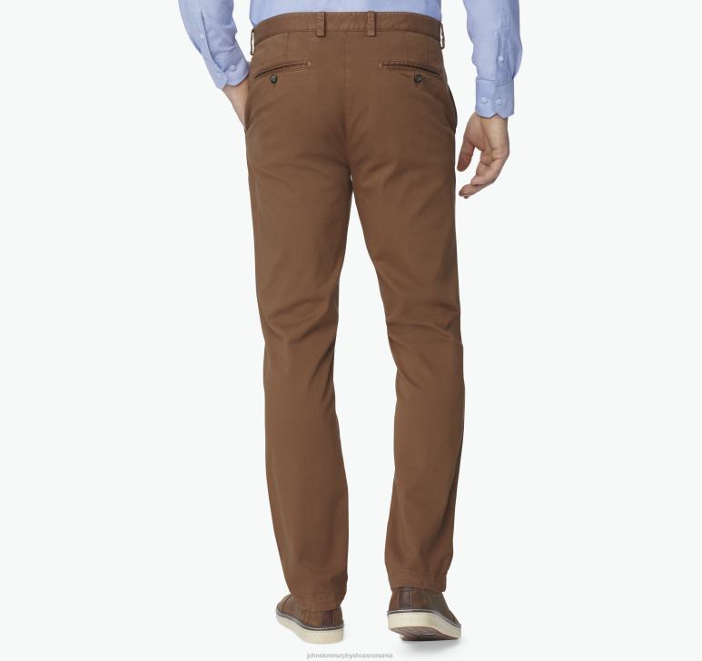 rugini 6FF4F671 bărbați Johnston  Murphy pantaloni chino spalati îmbrăcăminte
