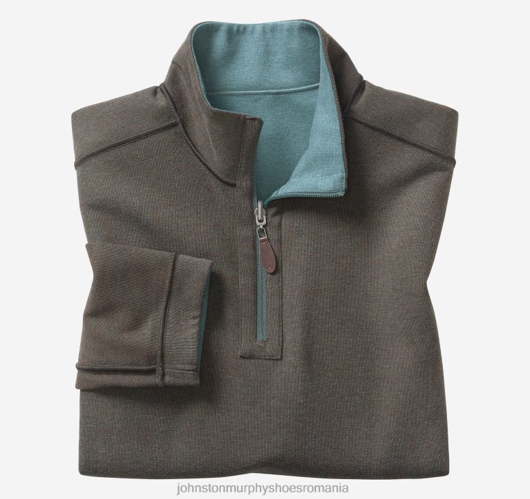 smarald/maro 6FF4F756 bărbați Johnston  Murphy fermoar solid reversibil îmbrăcăminte