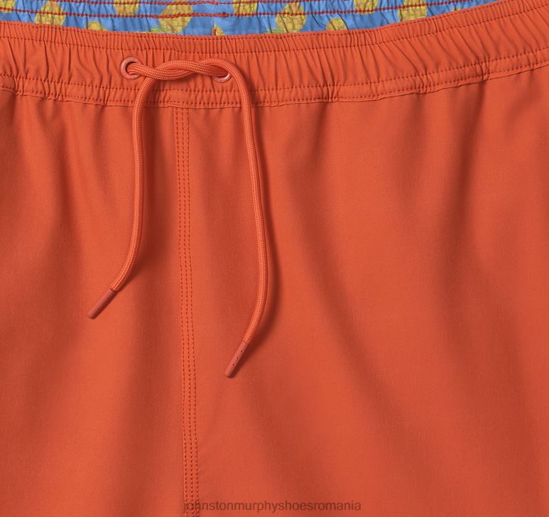 solid portocaliu 6FF4F610 bărbați Johnston  Murphy pantaloni scurți de baie îmbrăcăminte