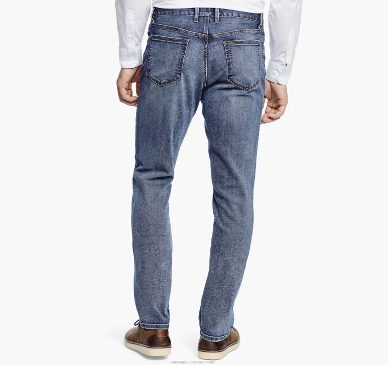 spalare usoara 6FF4F458 bărbați Johnston  Murphy blugi denim îmbrăcăminte
