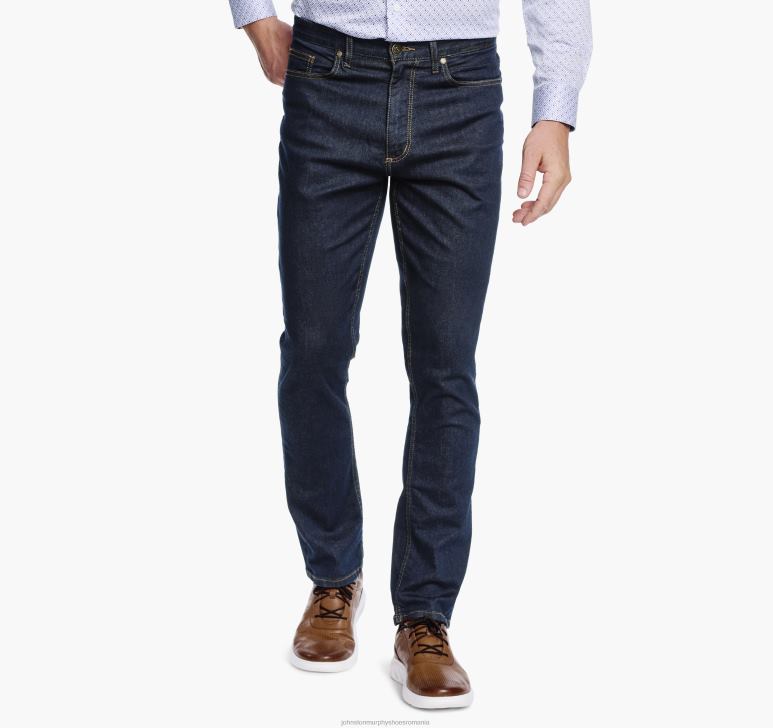 spălare întunecată 6FF4F405 bărbați Johnston  Murphy blugi denim îmbrăcăminte