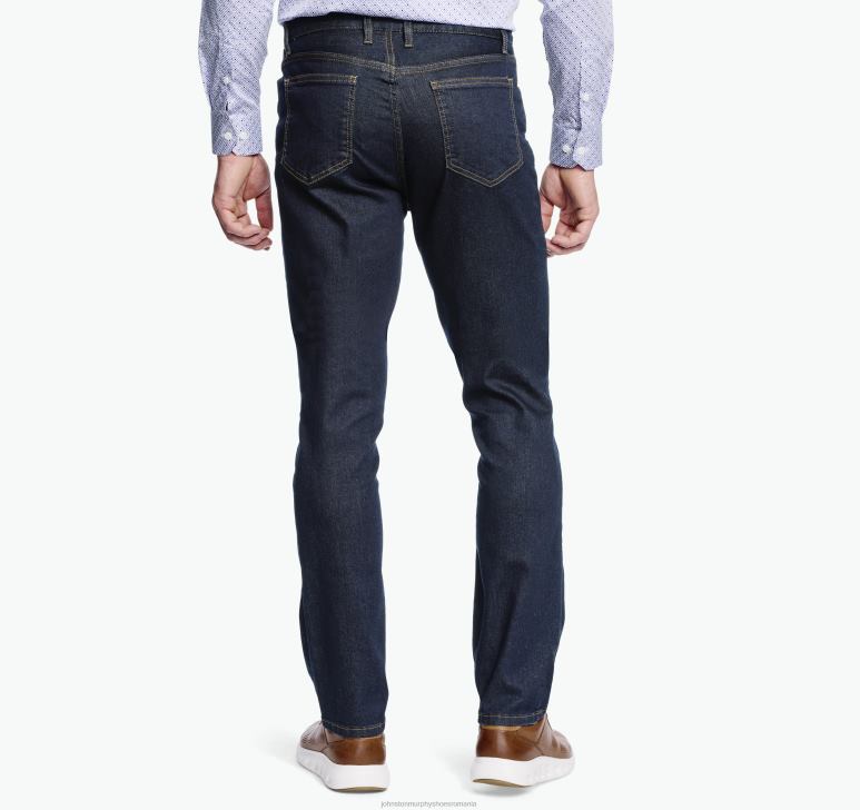 spălare întunecată 6FF4F405 bărbați Johnston  Murphy blugi denim îmbrăcăminte