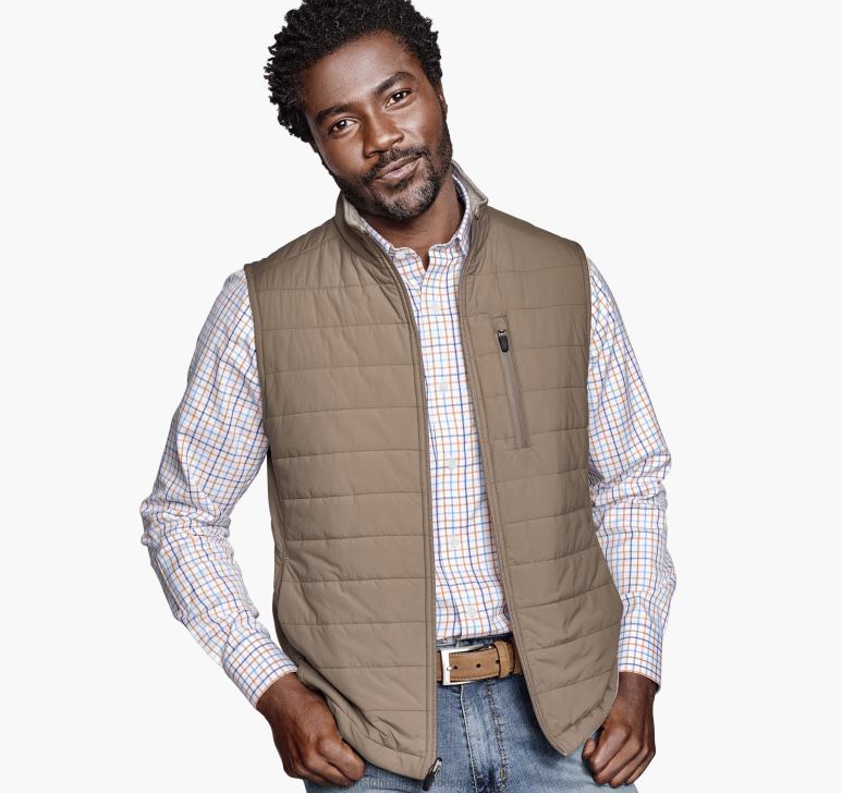 taupe/făini de ovăz 6FF4F736 bărbați Johnston  Murphy vesta reversibila xc4 îmbrăcăminte