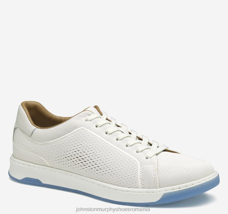 tricot alb 6FF4F94 bărbați Johnston  Murphy daxton tricot șiret pantofi