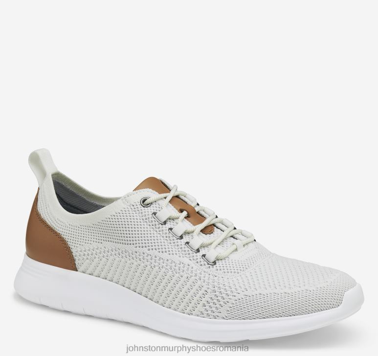 tricot alb murdar 6FF4F10 bărbați Johnston  Murphy amherst tricot u-gât pantofi