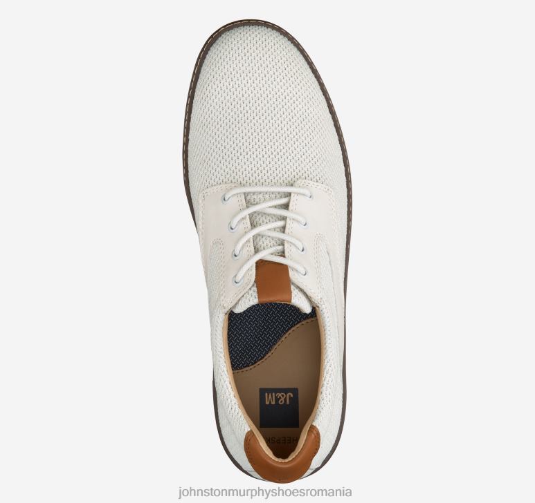 tricot alb/bob 6FF4F13 bărbați Johnston  Murphy şa mcguffey knit pantofi