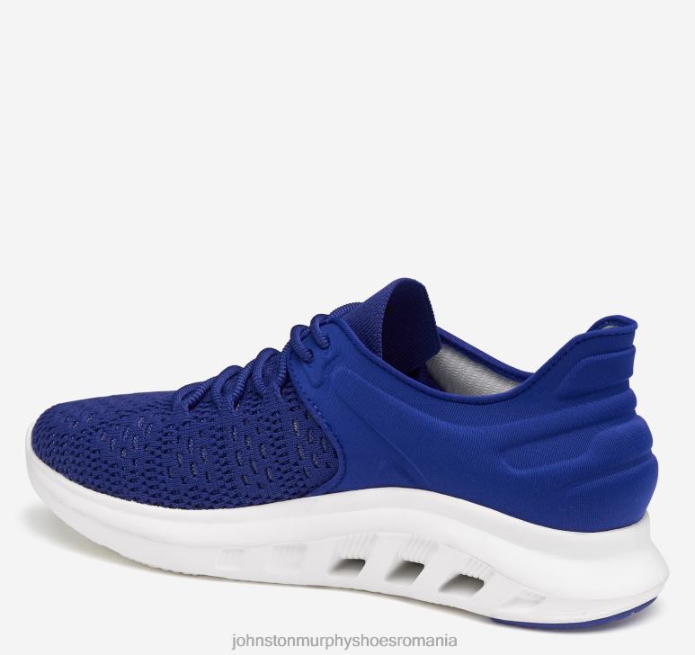 tricot albastru/nailon 6FF4F1210 femei Johnston  Murphy activați tricot u-gât pantofi