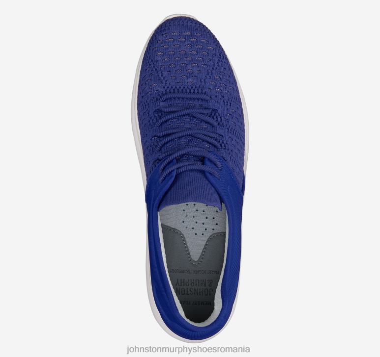 tricot albastru/nailon 6FF4F1210 femei Johnston  Murphy activați tricot u-gât pantofi