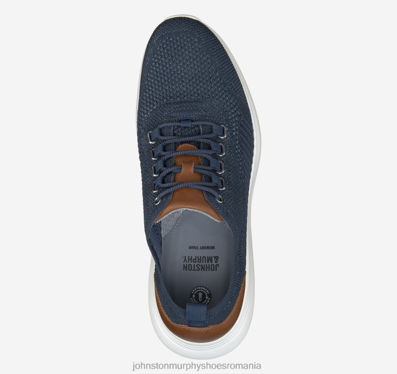 tricot bleumarin 6FF4F1 bărbați Johnston  Murphy amherst tricot u-gât pantofi