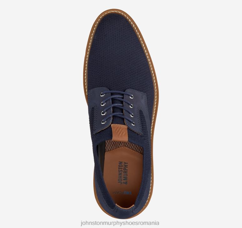 tricot bleumarin 6FF4F118 bărbați Johnston  Murphy upton tricot deget simplu pantofi