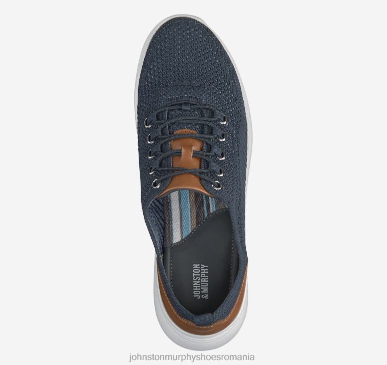 tricot bleumarin 6FF4F1334 băiat Johnston  Murphy copil mare amherst tricot u-gât pantofi