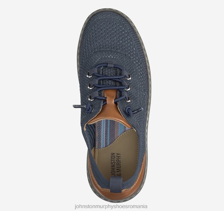tricot bleumarin 6FF4F1343 băiat Johnston  Murphy copil mic mcguffey tricot u-gât pantofi