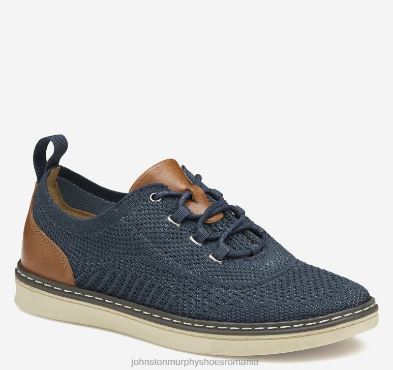 tricot bleumarin 6FF4F1343 băiat Johnston  Murphy copil mic mcguffey tricot u-gât pantofi